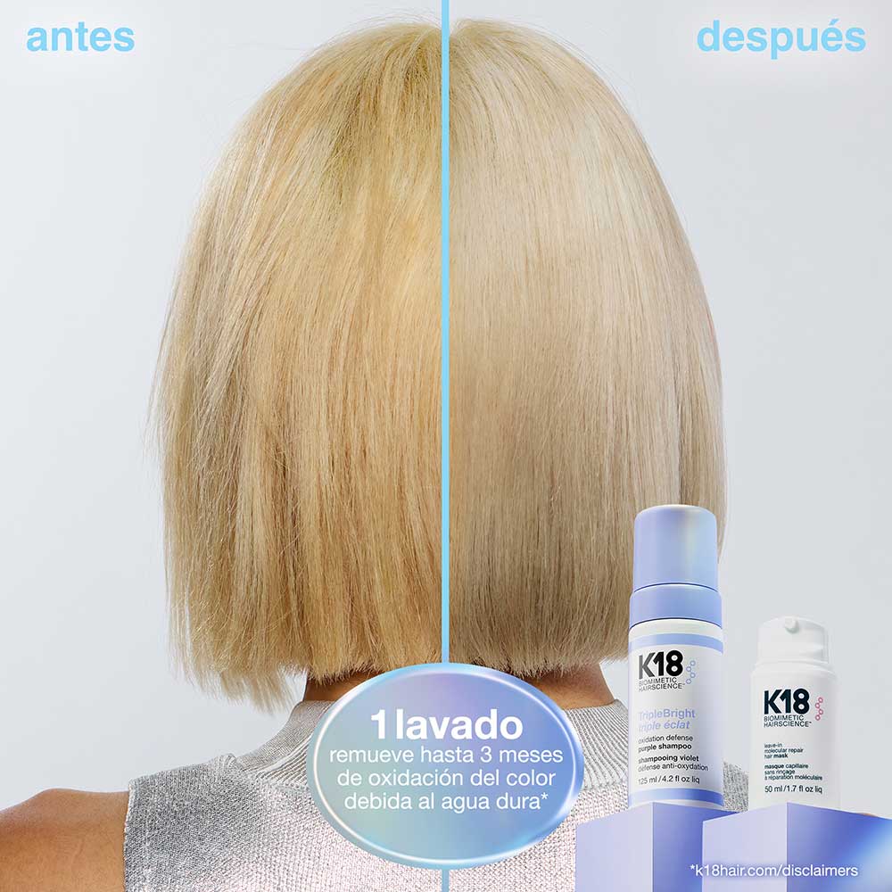 TRIPLEBRIGHT OXIDATION DEFENSE PURPLE SHAMPOO FOAM (SHAMPOO MORADO EN ESPUMA)